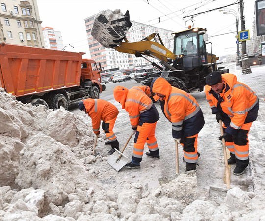 Уборка снега в Красноярске и  Красноярском крае