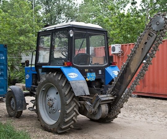 Траншеекопатель в аренду в Красноярске и  Красноярском крае